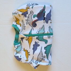 tuffy dinosaur 2-way zipper cotton footie sleeper pajamas 6 months baby boy